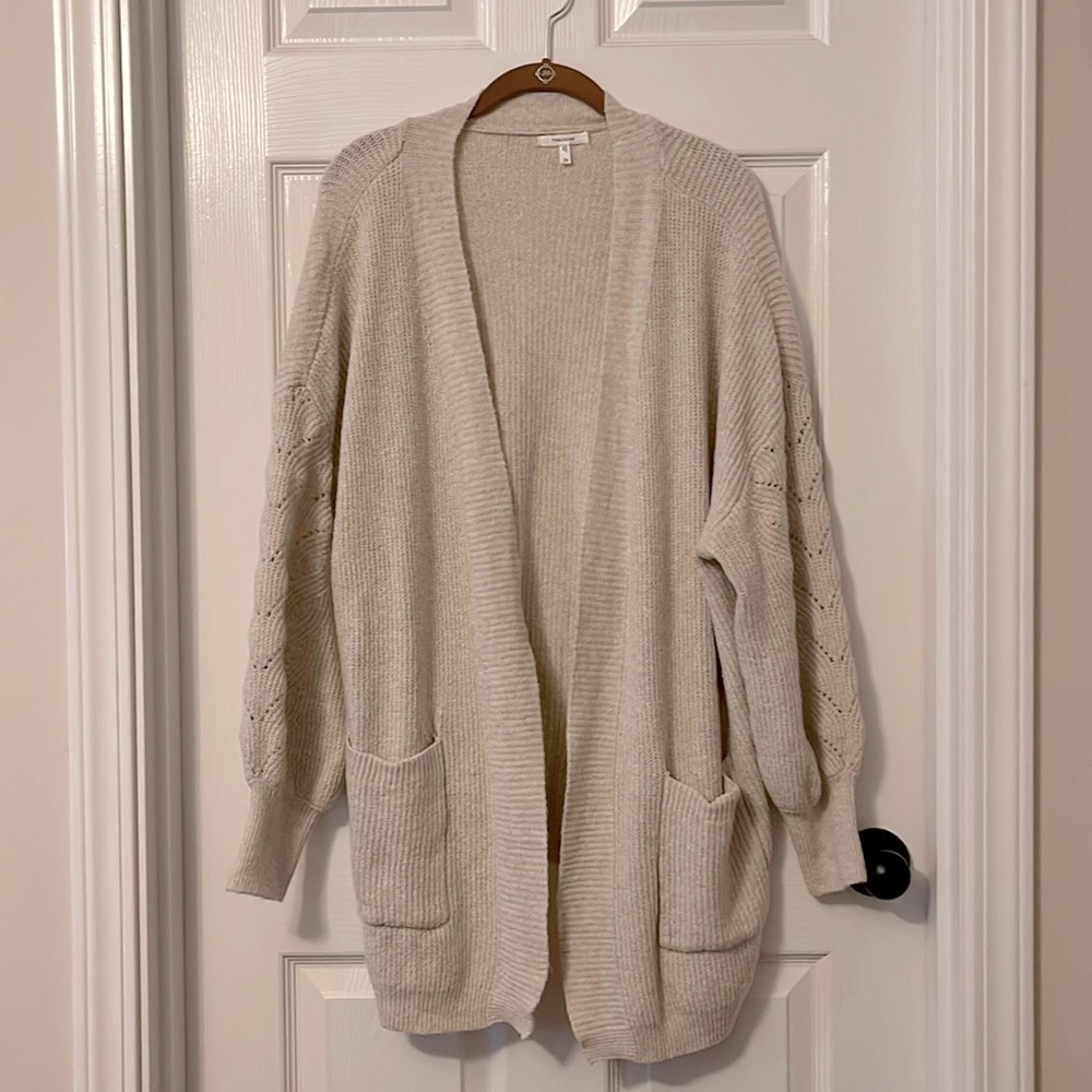 Maurices Oversized Open Cardigan